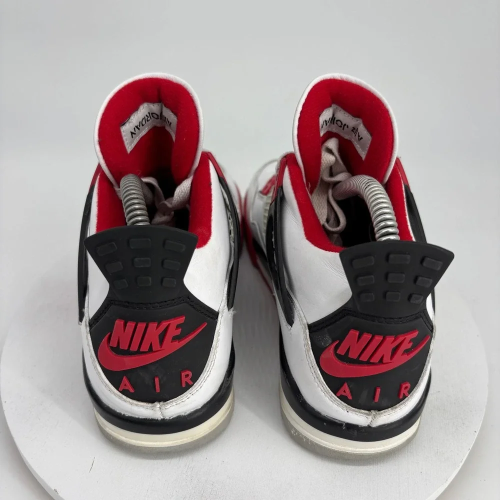 Jordan Air Jordan 4 Retro GS 5.5Y White Fire Red Black DC7770-160